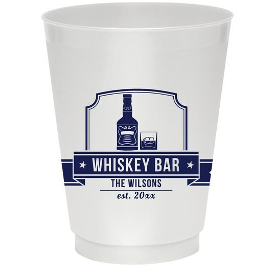 Whiskey Bar Colored Shatterproof Cups